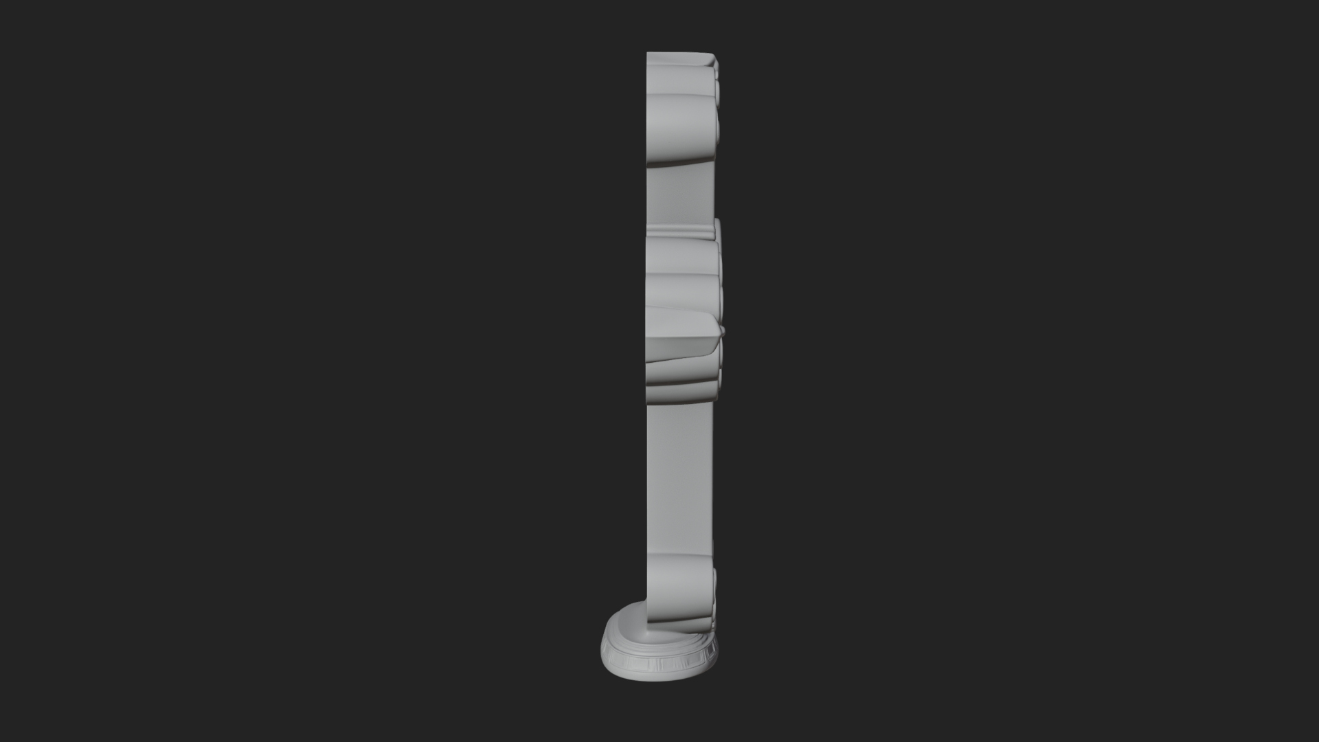 Carved Relief Wall Cross Design 282 3D Print Model 3D Model