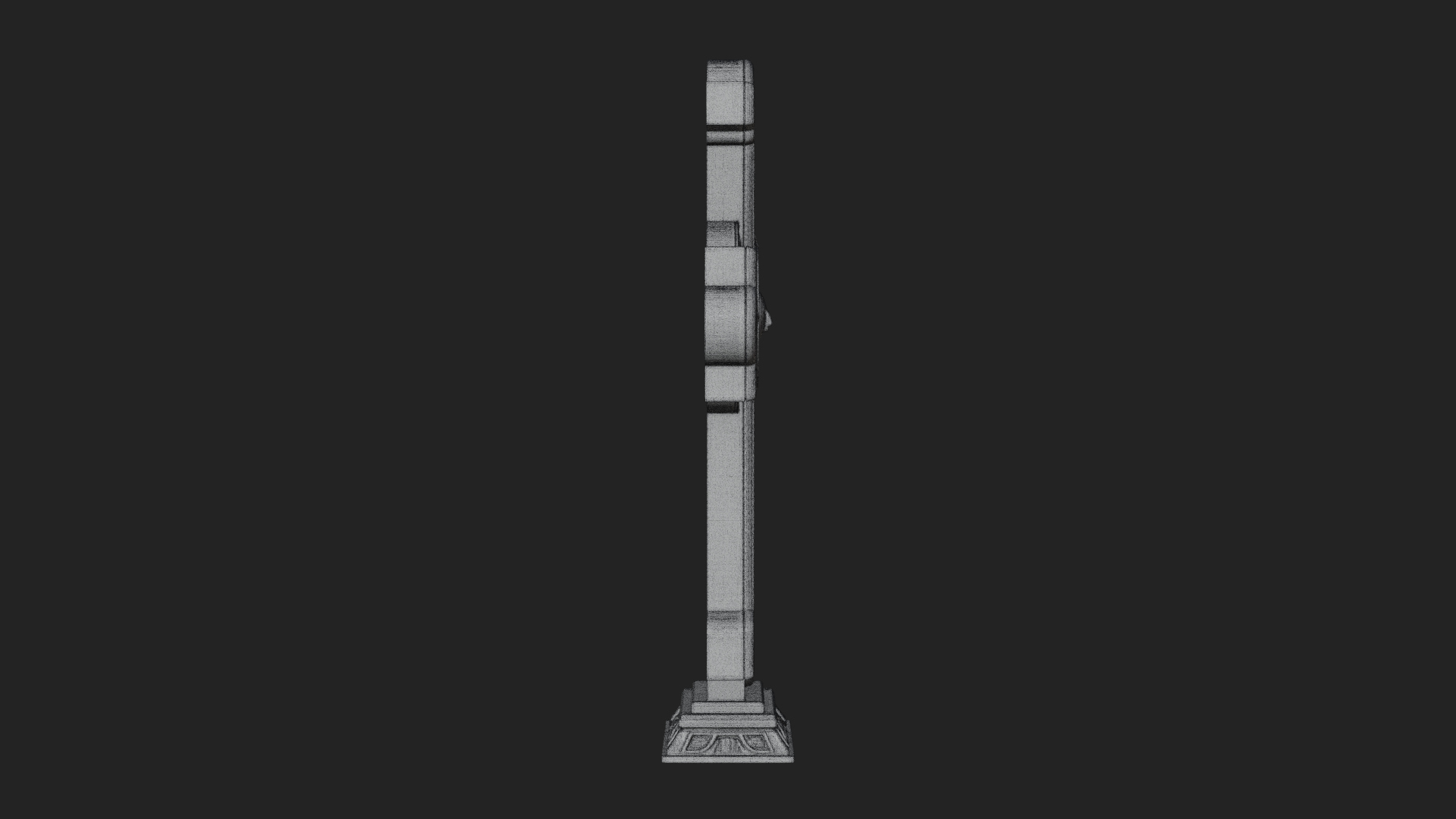 Carved Relief Wall Cross Design 287 3D Print Model 3D Model