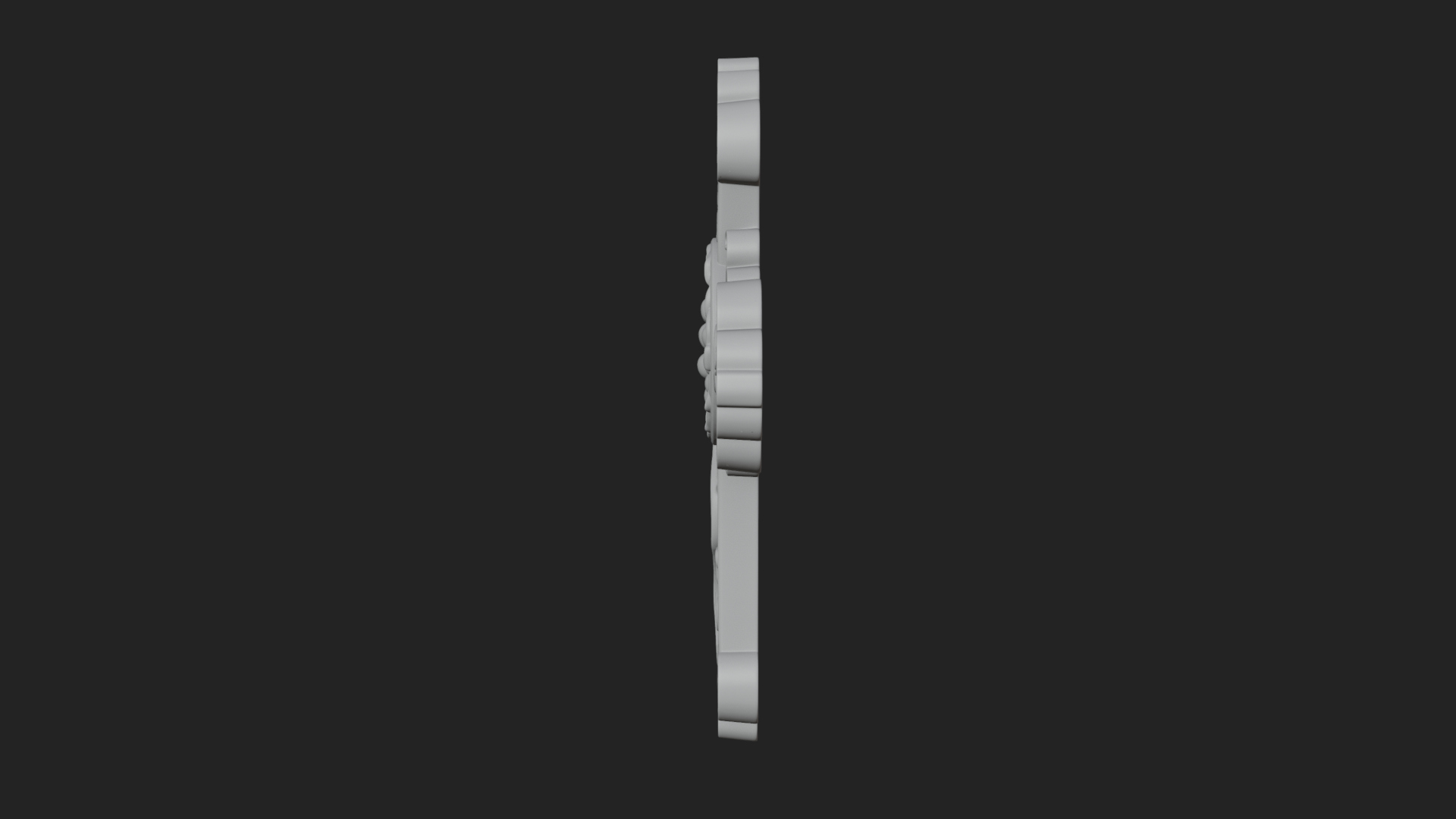 Carved Relief Wall Cross Design 288 3D Print Model 3D Model