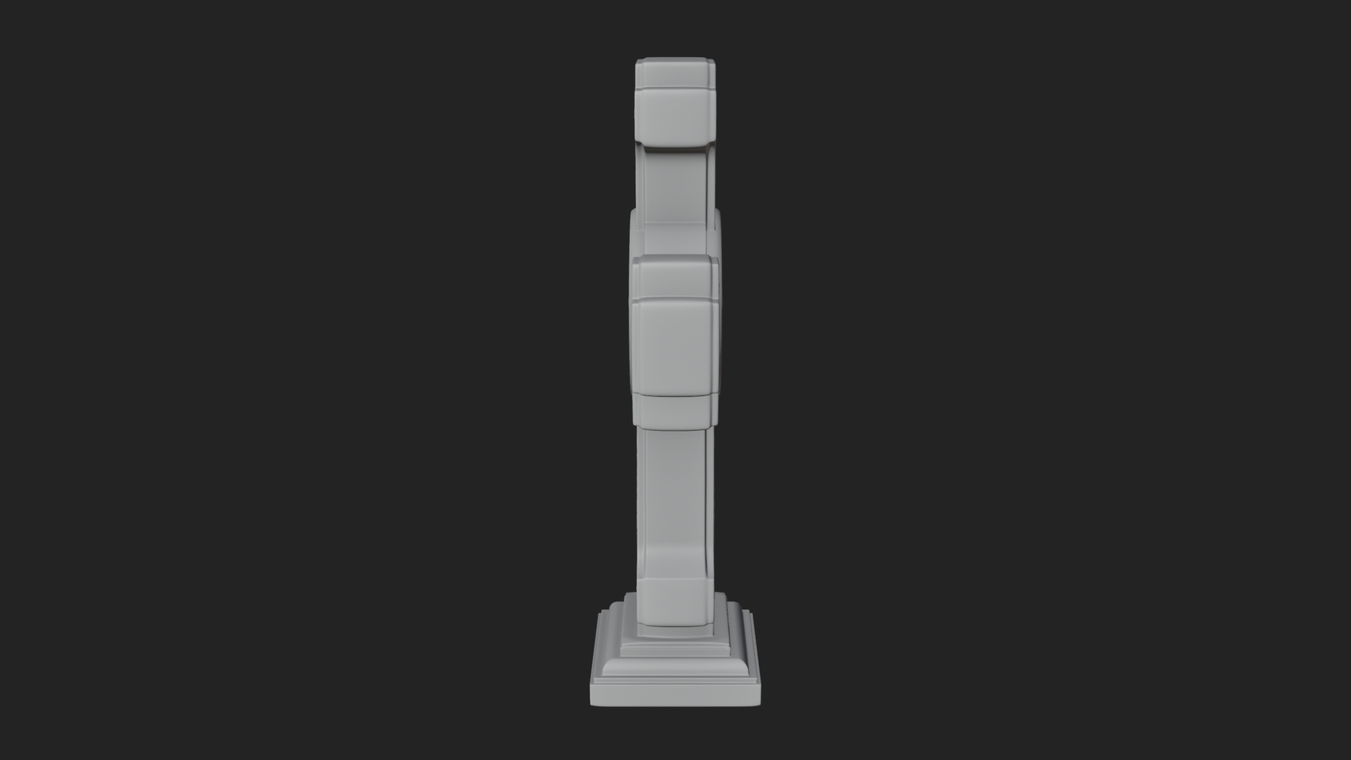 Carved Relief Wall Cross Design 289 3D Print Model 3D Model