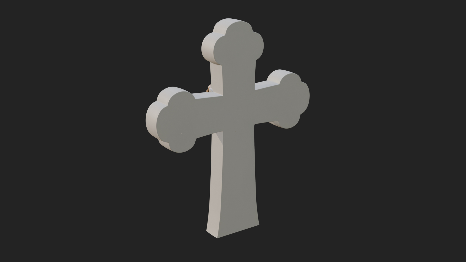 Carved Relief Wall Cross Design 292 3D Print Model 3D Model