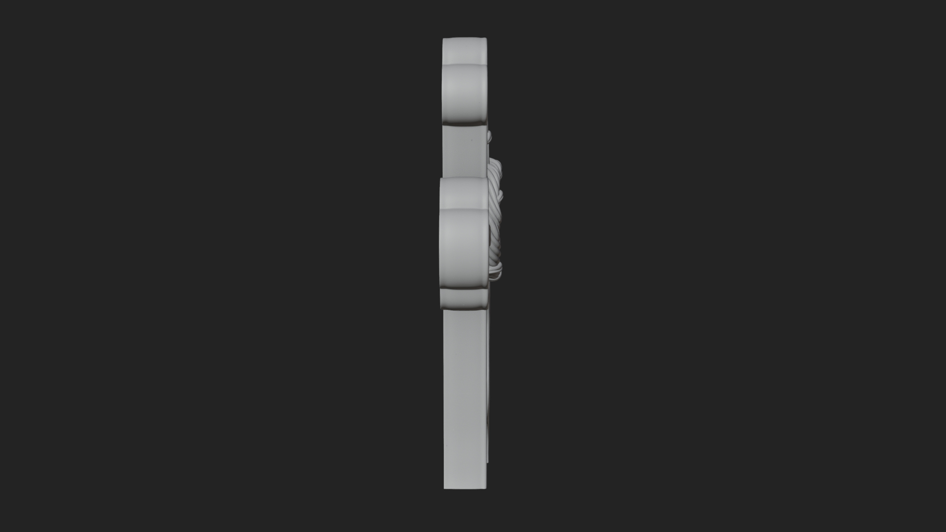 Carved Relief Wall Cross Design 292 3D Print Model 3D Model
