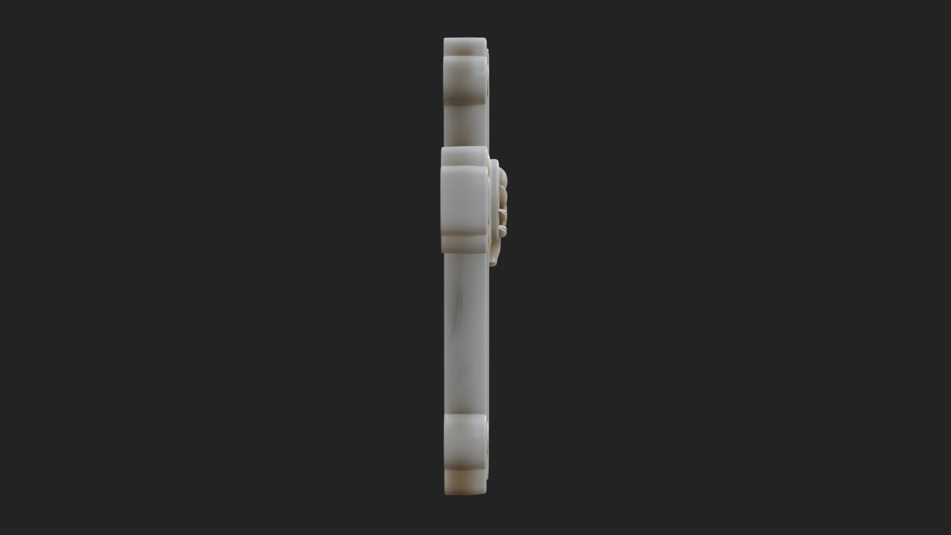 Carved Relief Wall Cross Design 298 3D Print Model 3D Model