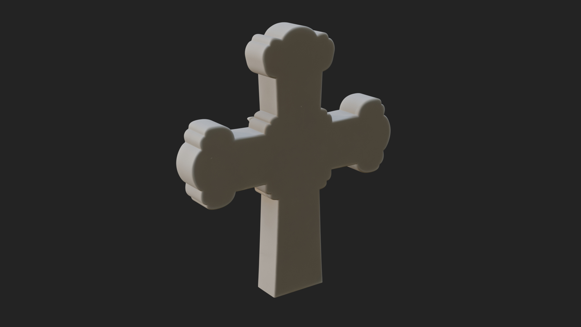 Carved Relief Wall Cross Design 299 3D Print Model 3D Model