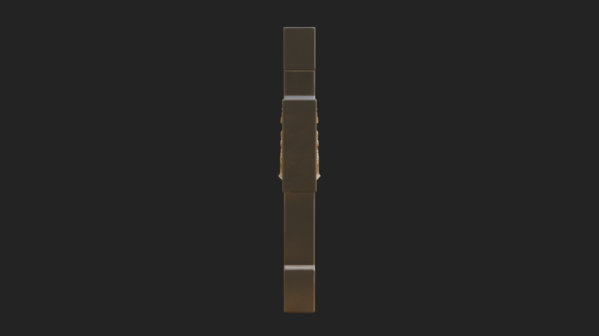 Carved Relief Wall Cross Design 3 3D Print Model 3D Model