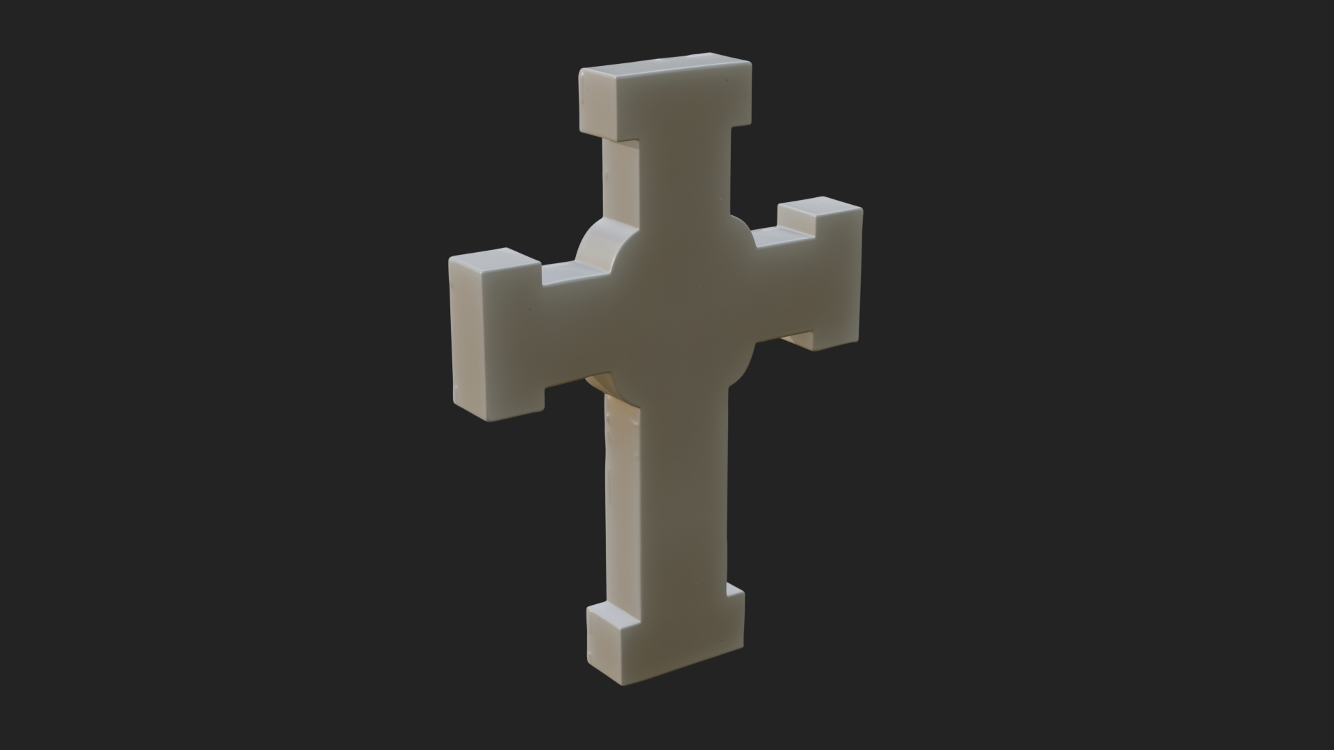 Carved Relief Wall Cross Design 302 3D Print Model 3D Model