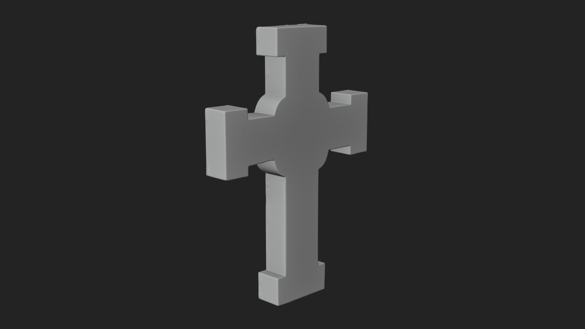 Carved Relief Wall Cross Design 302 3D Print Model 3D Model