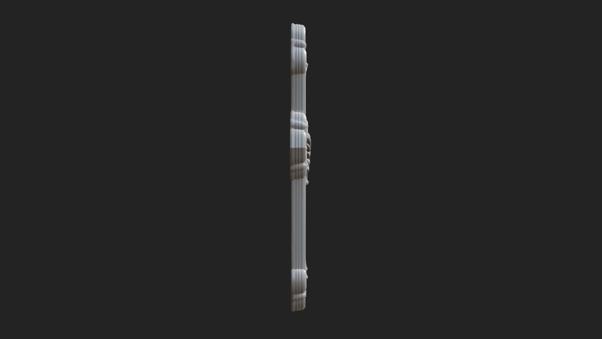 Carved Relief Wall Cross Design 303 3D Print Model 3D Model