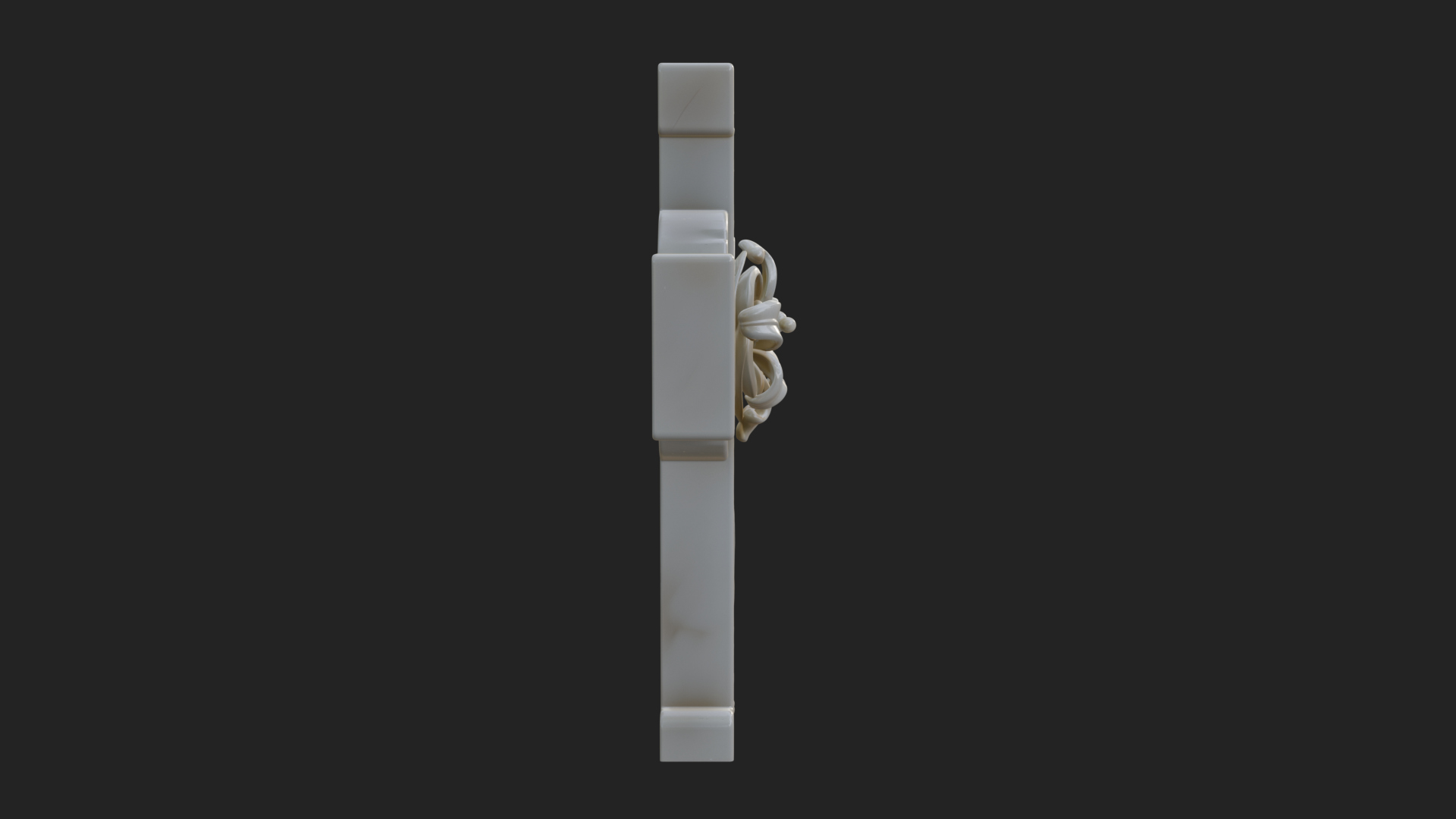 Carved Relief Wall Cross Design 304 3D Print Model 3D Model