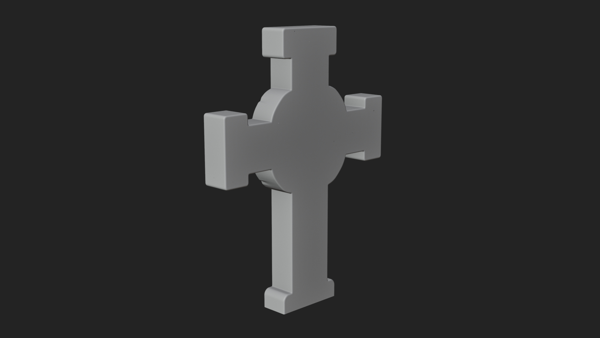 Carved Relief Wall Cross Design 304 3D Print Model 3D Model