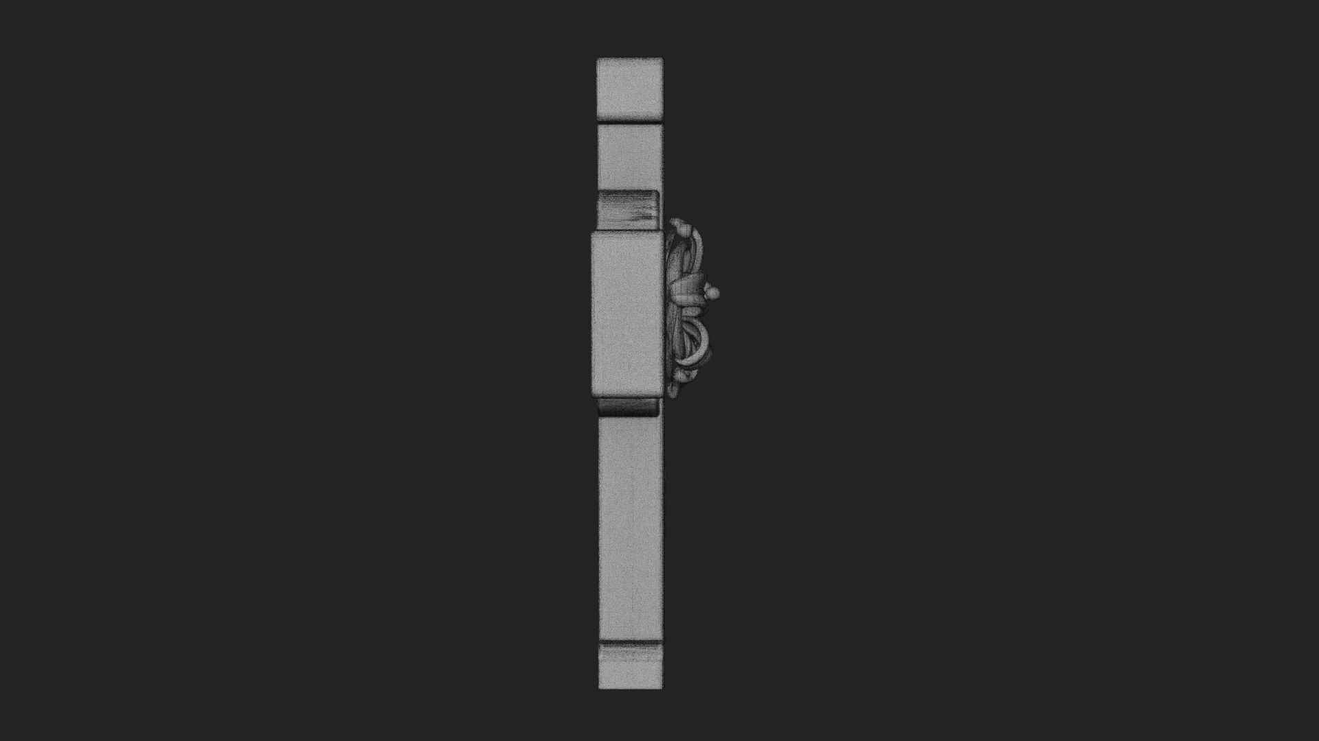 Carved Relief Wall Cross Design 304 3D Print Model 3D Model