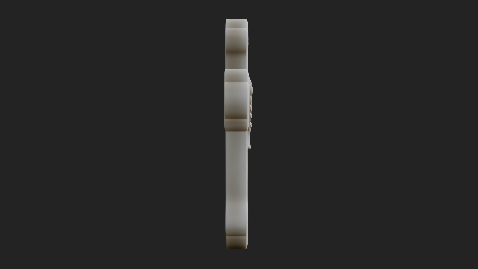 Carved Relief Wall Cross Design 305 3D Print Model 3D Model
