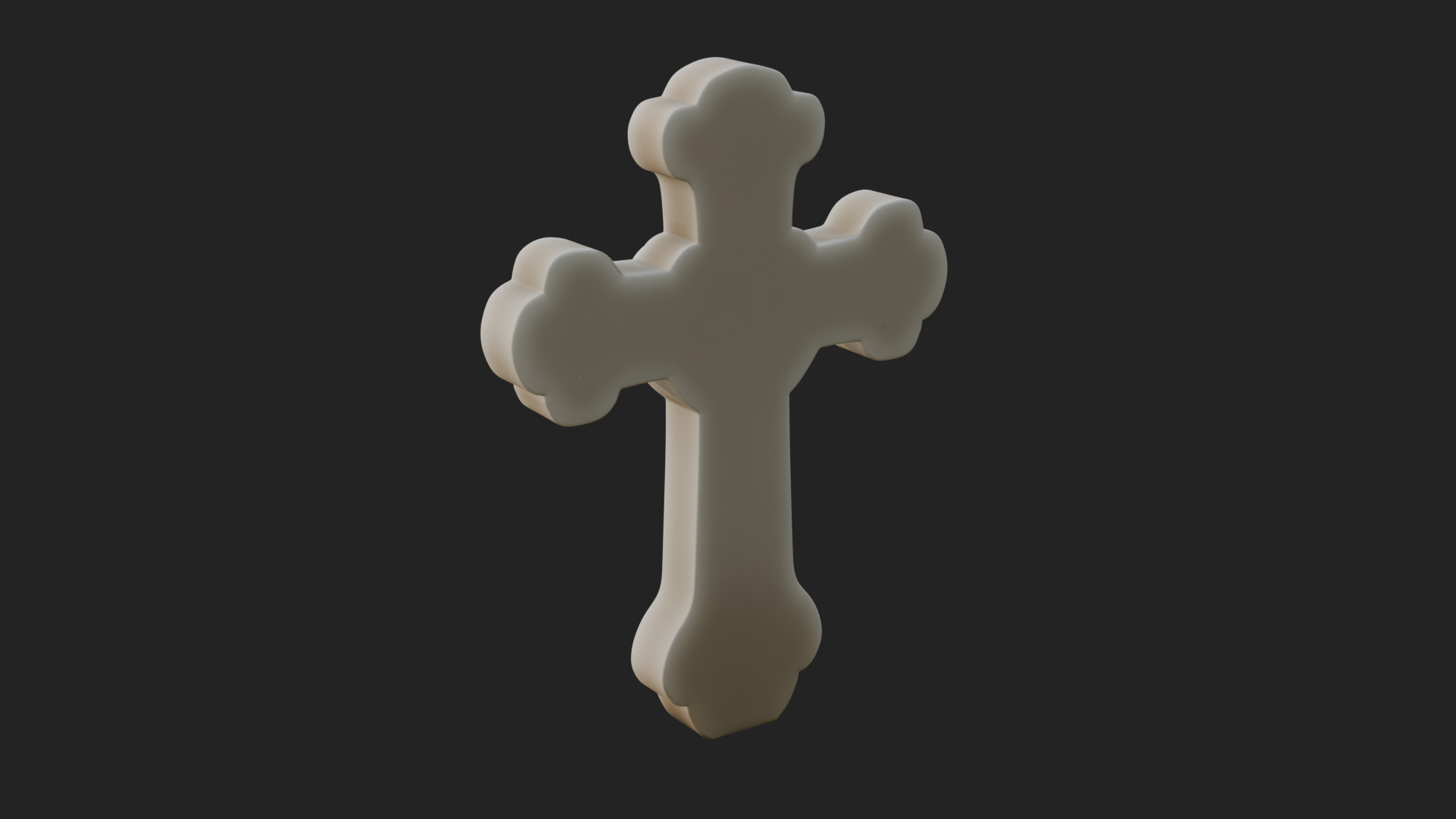Carved Relief Wall Cross Design 305 3D Print Model 3D Model