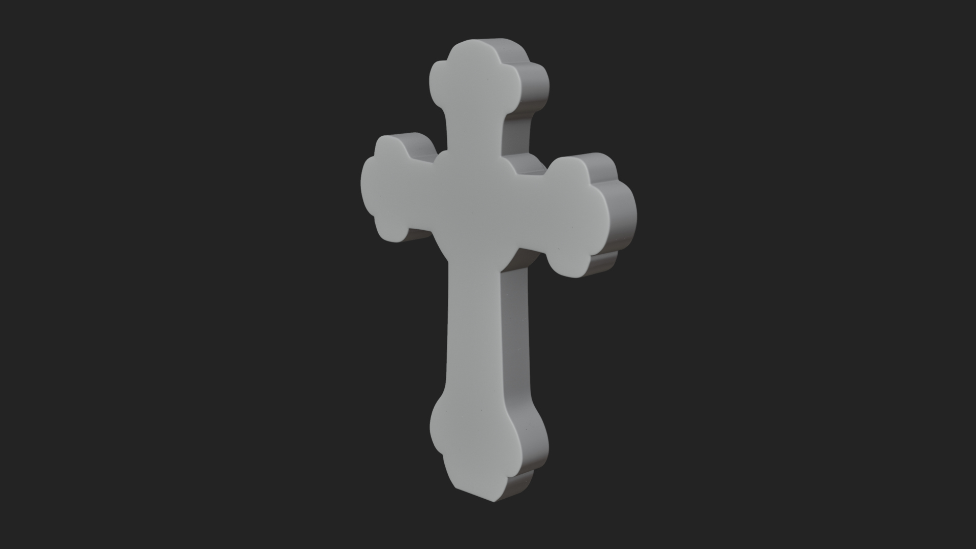 Carved Relief Wall Cross Design 305 3D Print Model 3D Model