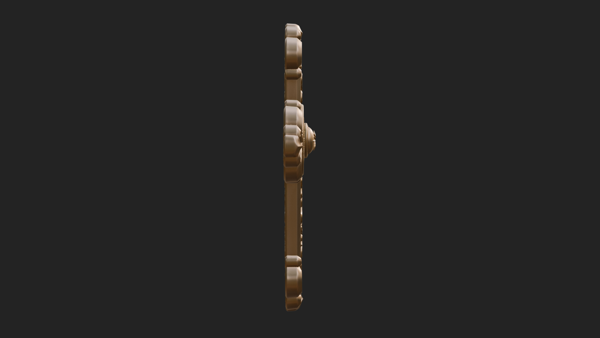 Carved Relief Wall Cross Design 310 3D Print Model 3D Model