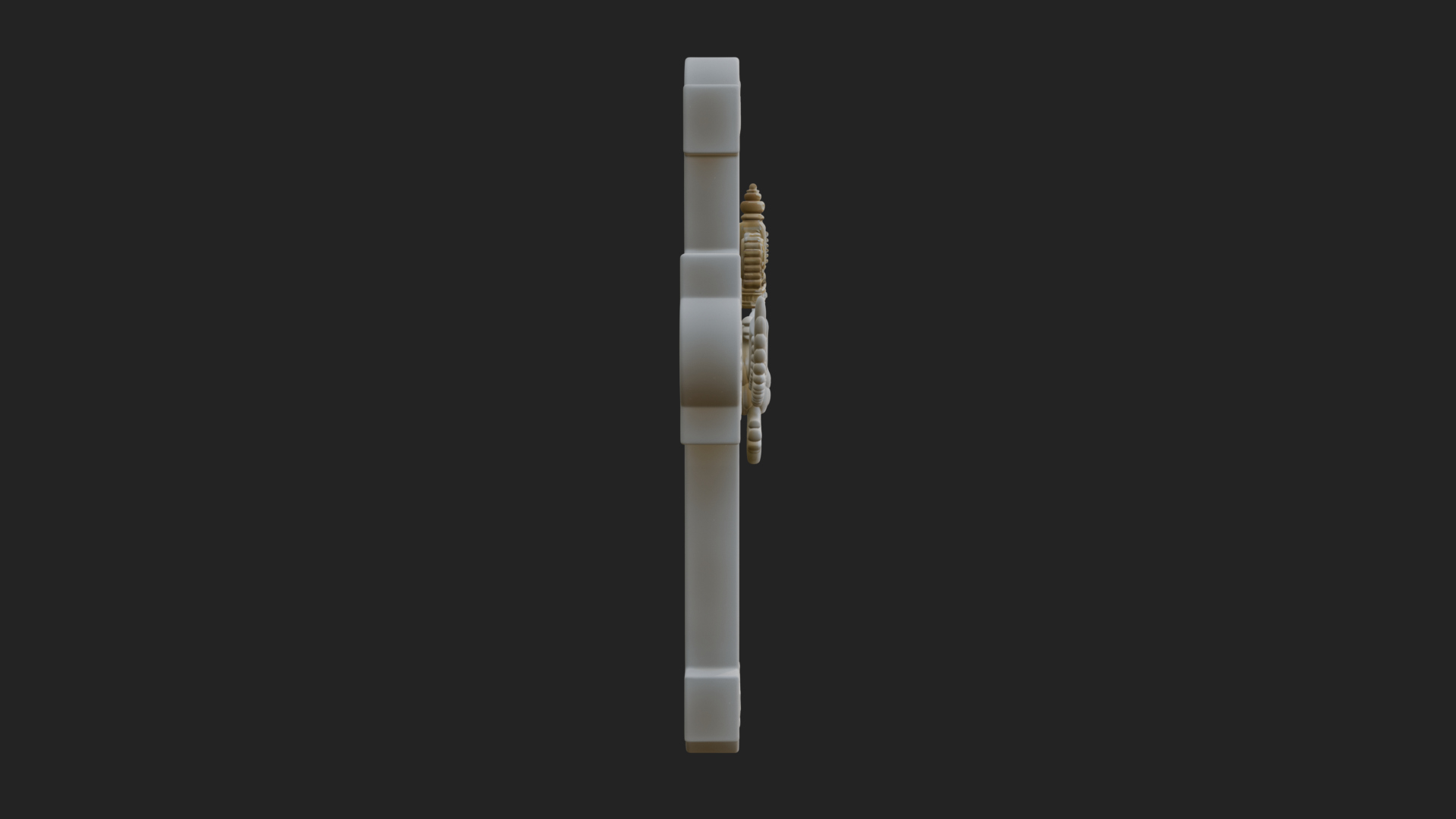 Carved Relief Wall Cross Design 311 3D Print Model 3D Model