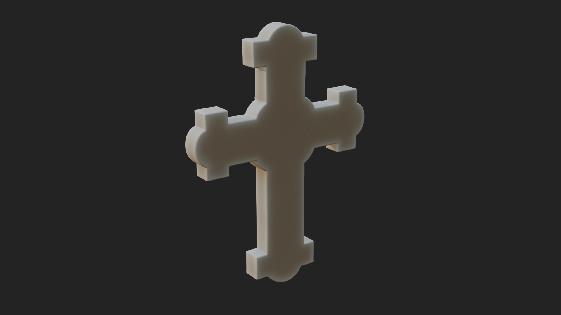 Carved Relief Wall Cross Design 311 3D Print Model 3D Model