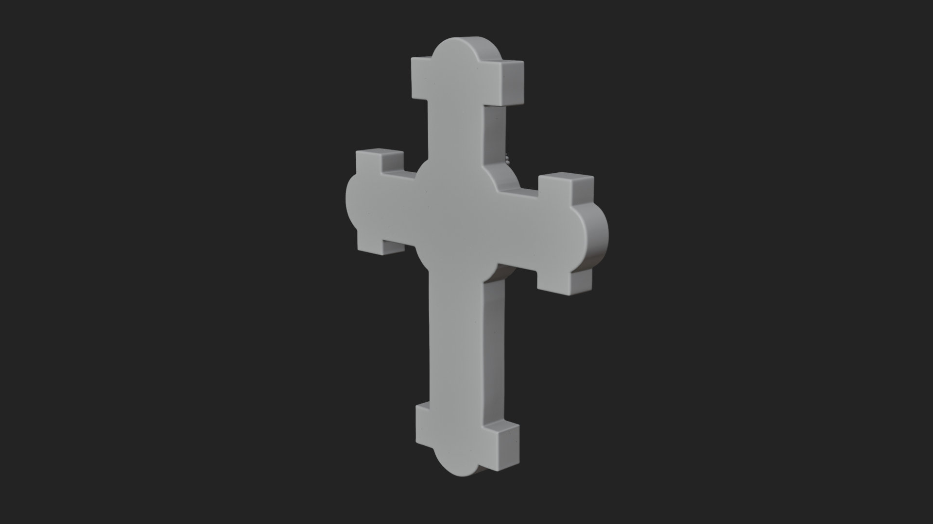 Carved Relief Wall Cross Design 311 3D Print Model 3D Model