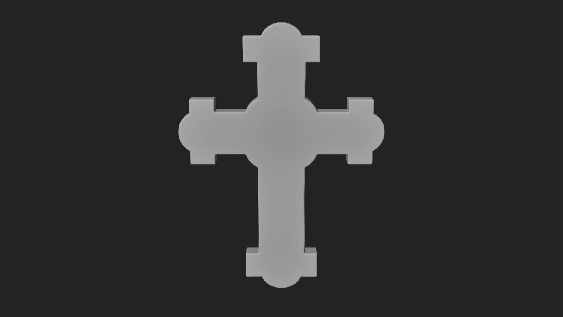 Carved Relief Wall Cross Design 311 3D Print Model 3D Model