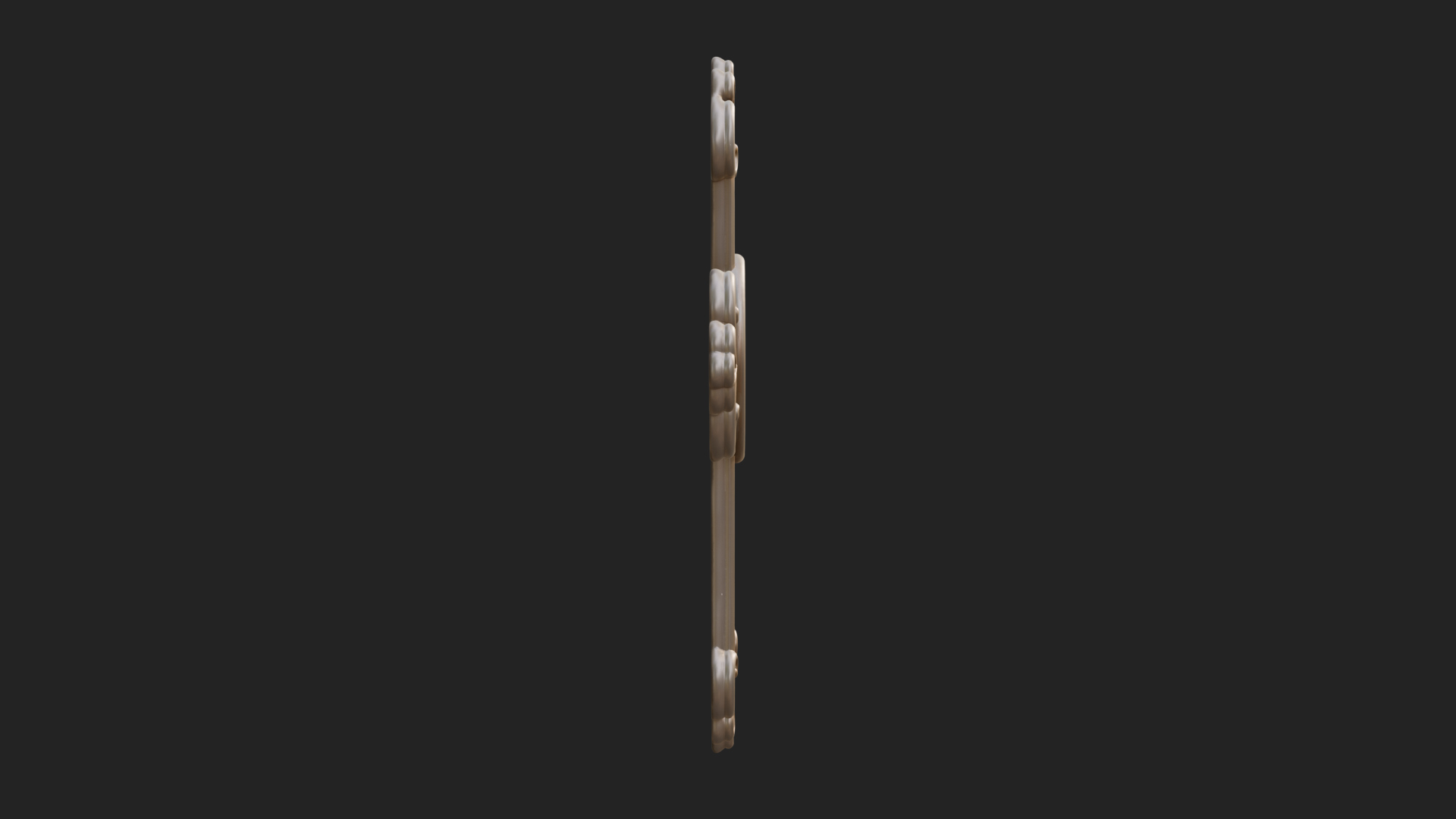 Carved Relief Wall Cross Design 318 3D Print Model 3D Model