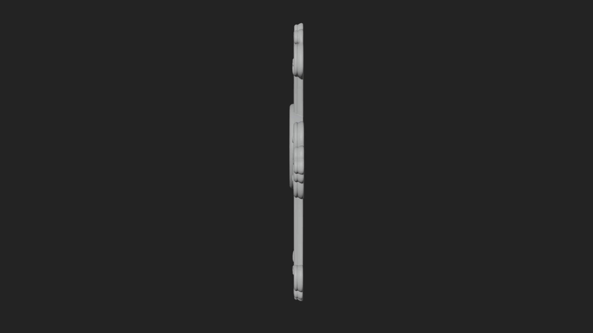 Carved Relief Wall Cross Design 318 3D Print Model 3D Model
