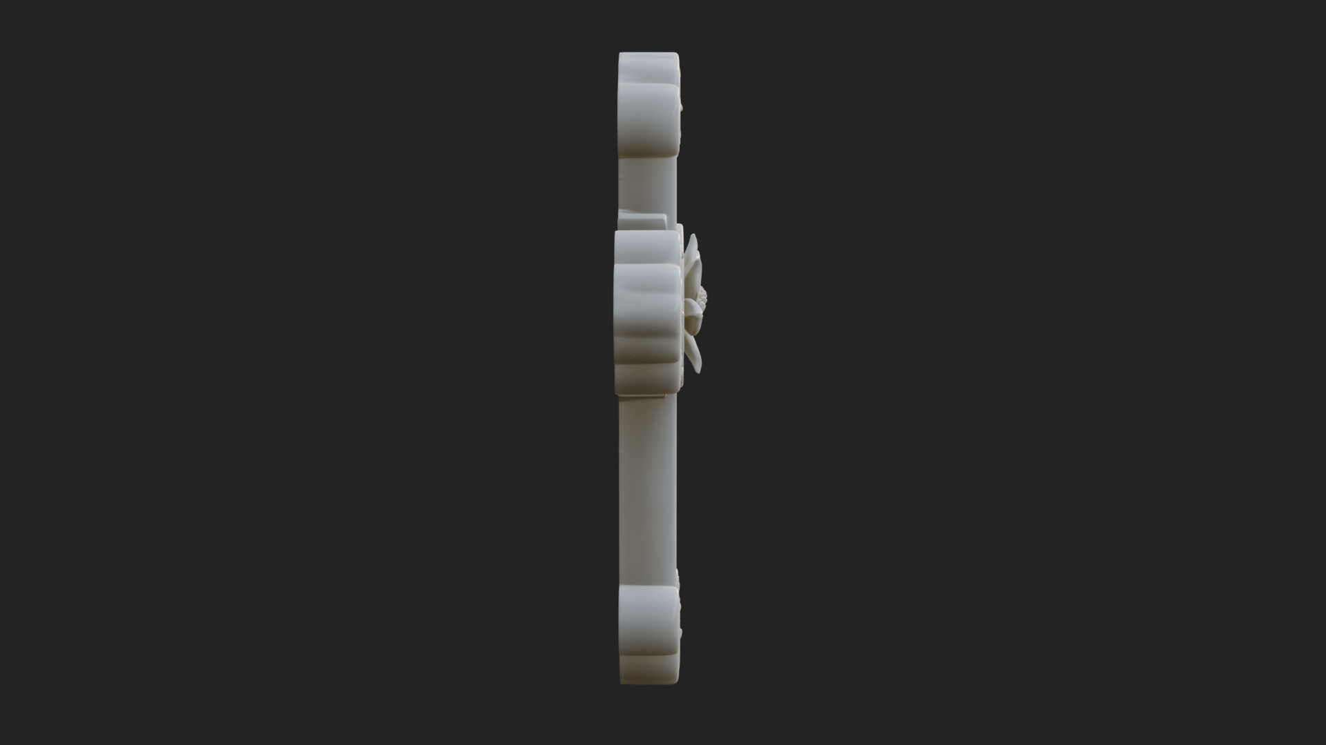 Carved Relief Wall Cross Design 32 3D Print Model 3D Model