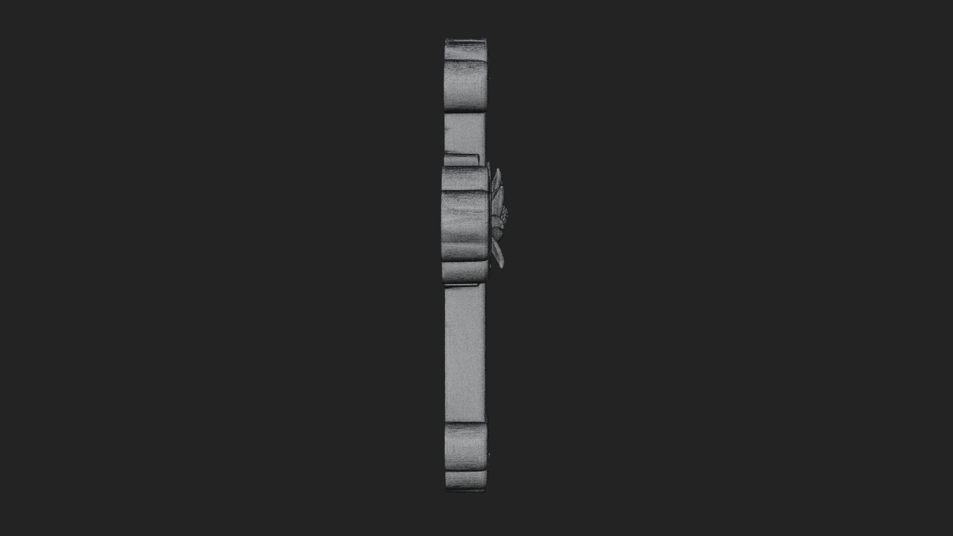 Carved Relief Wall Cross Design 32 3D Print Model 3D Model