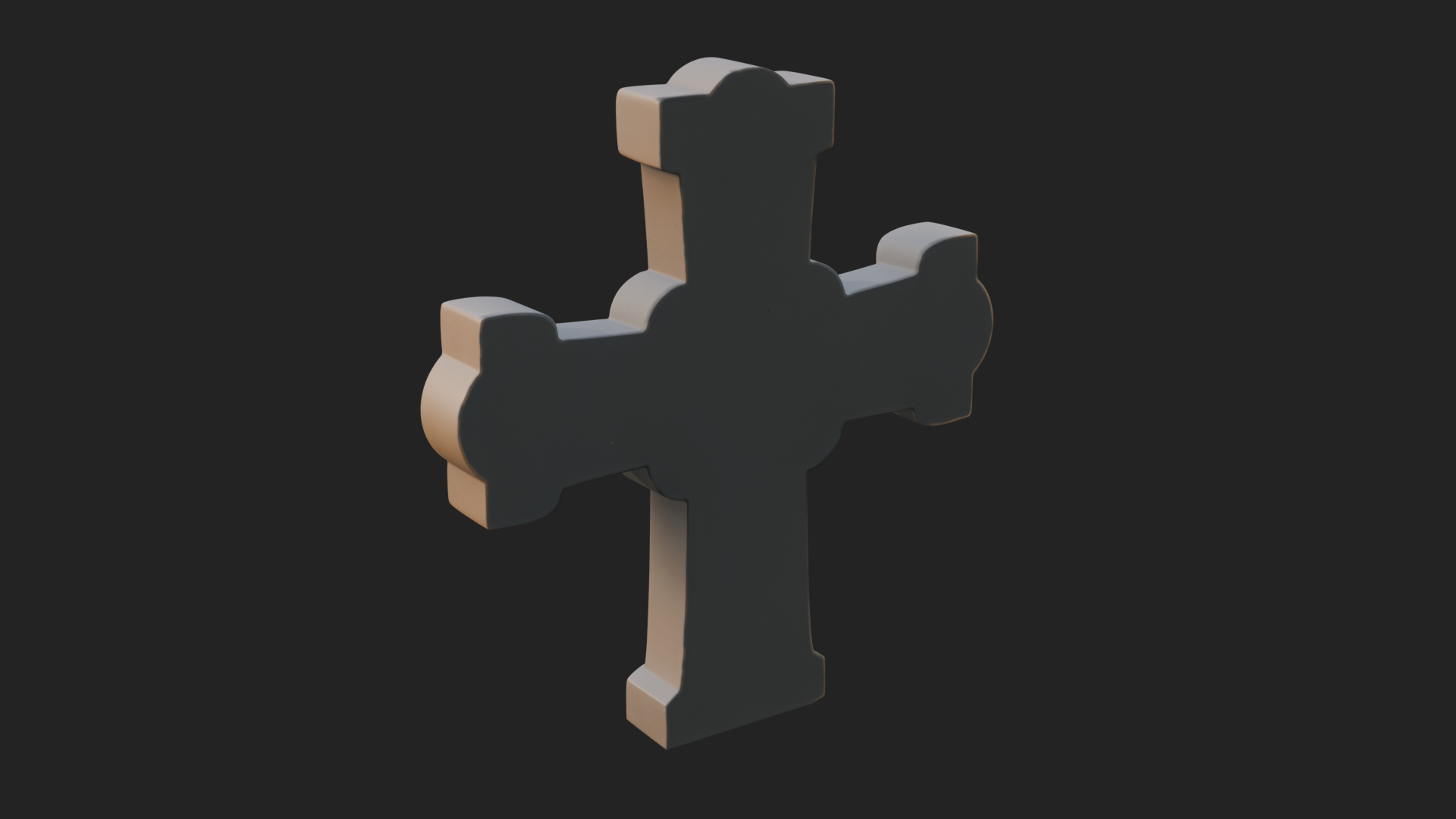 Carved Relief Wall Cross Design 321 3D Print Model 3D Model