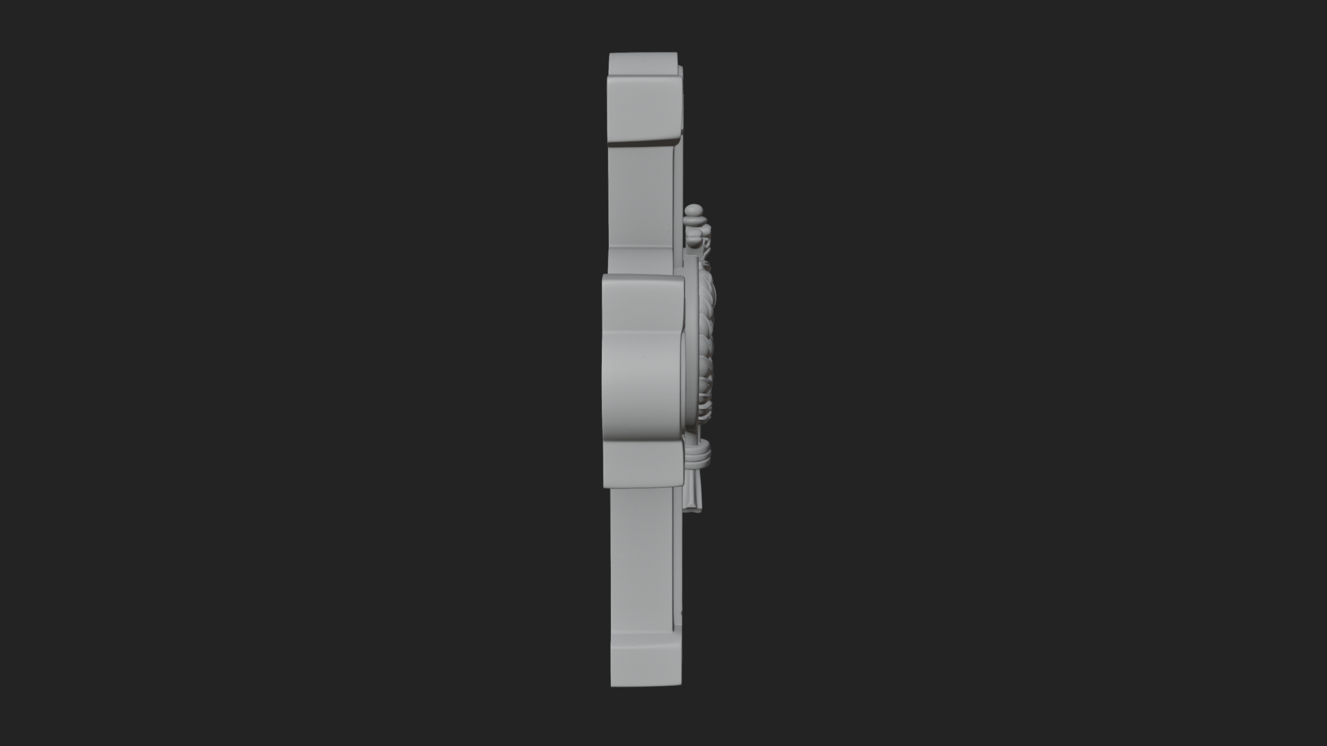 Carved Relief Wall Cross Design 321 3D Print Model 3D Model