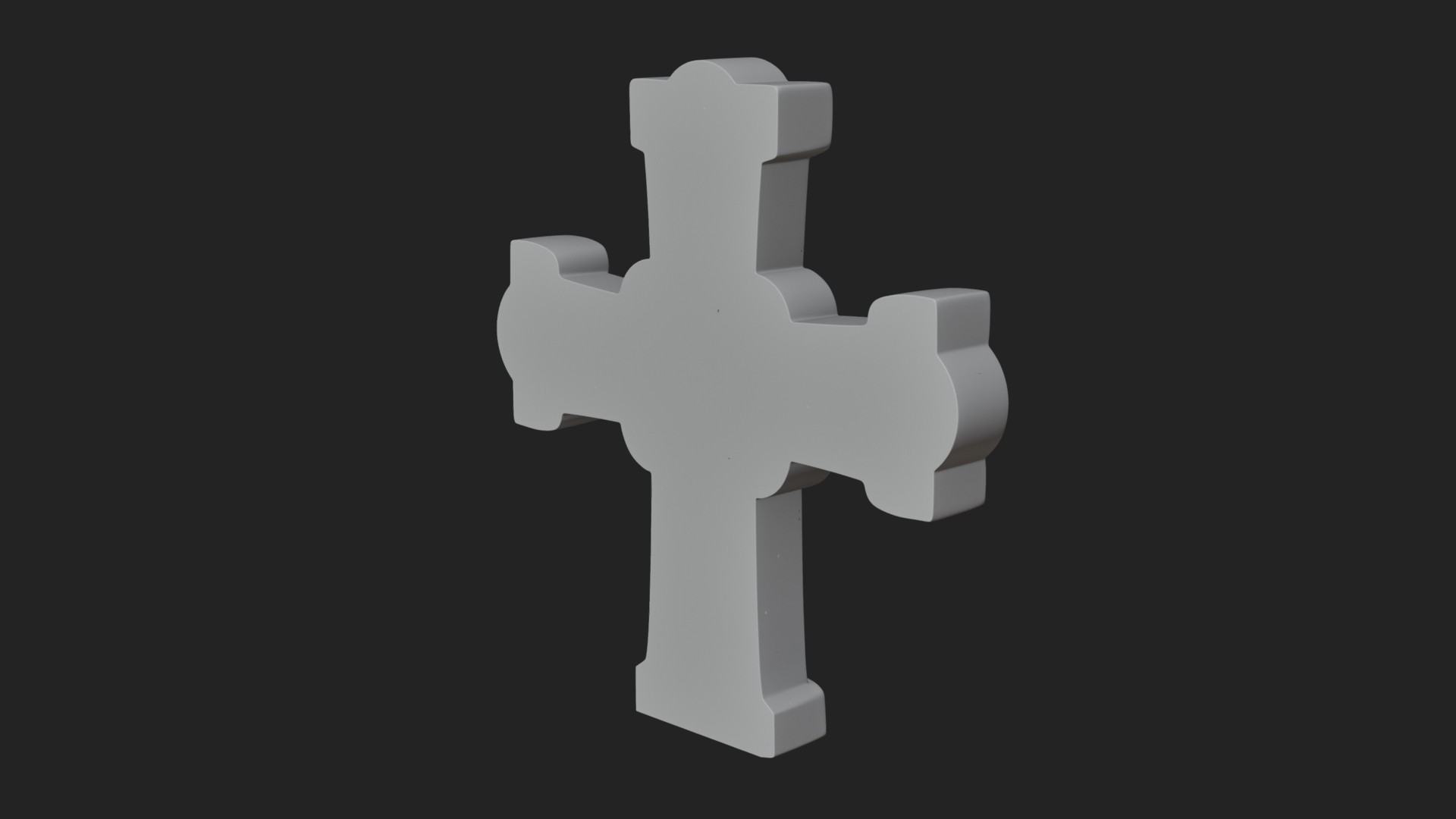 Carved Relief Wall Cross Design 321 3D Print Model 3D Model