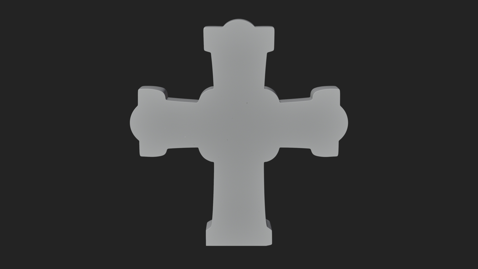 Carved Relief Wall Cross Design 321 3D Print Model 3D Model