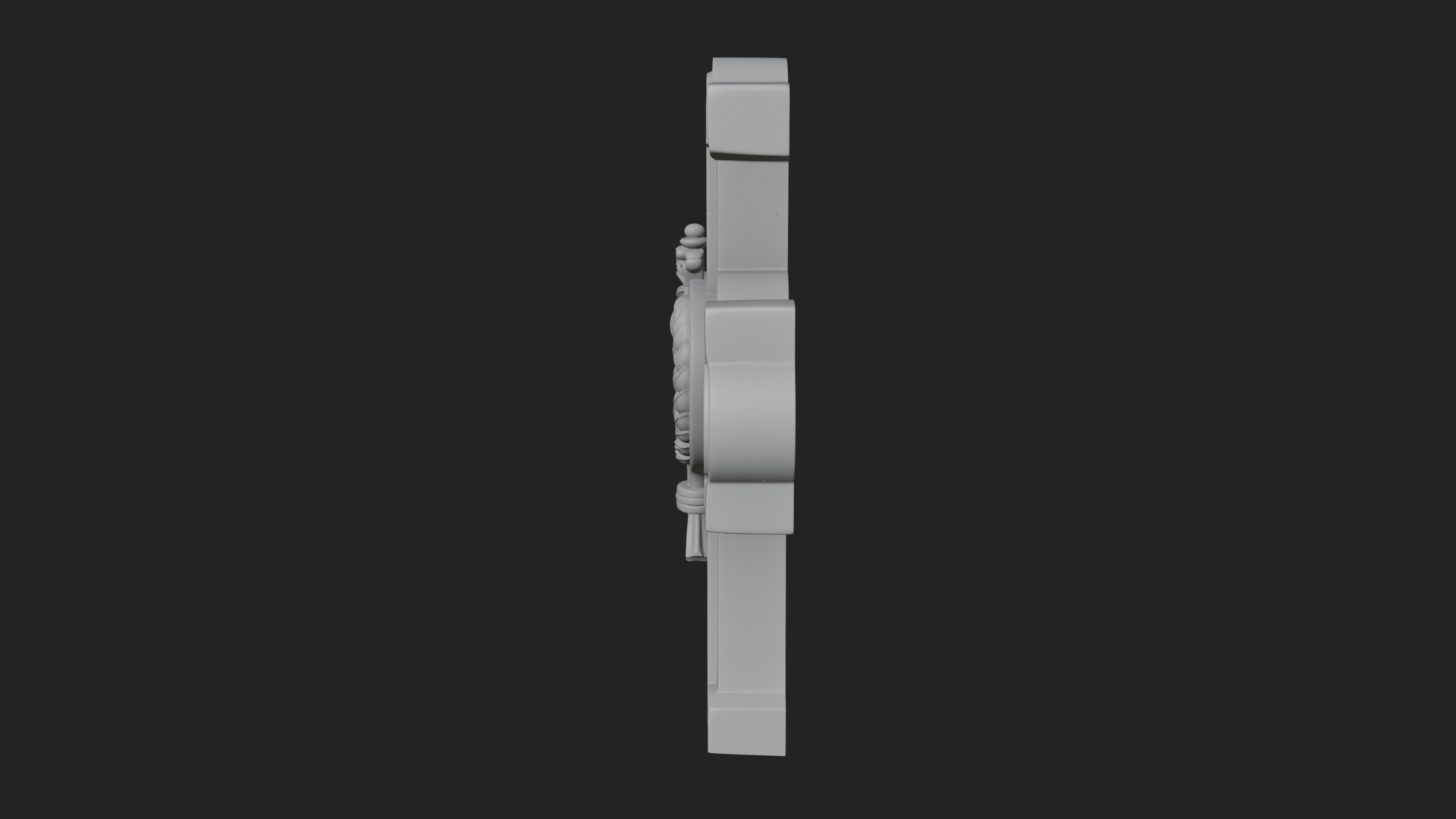 Carved Relief Wall Cross Design 321 3D Print Model 3D Model