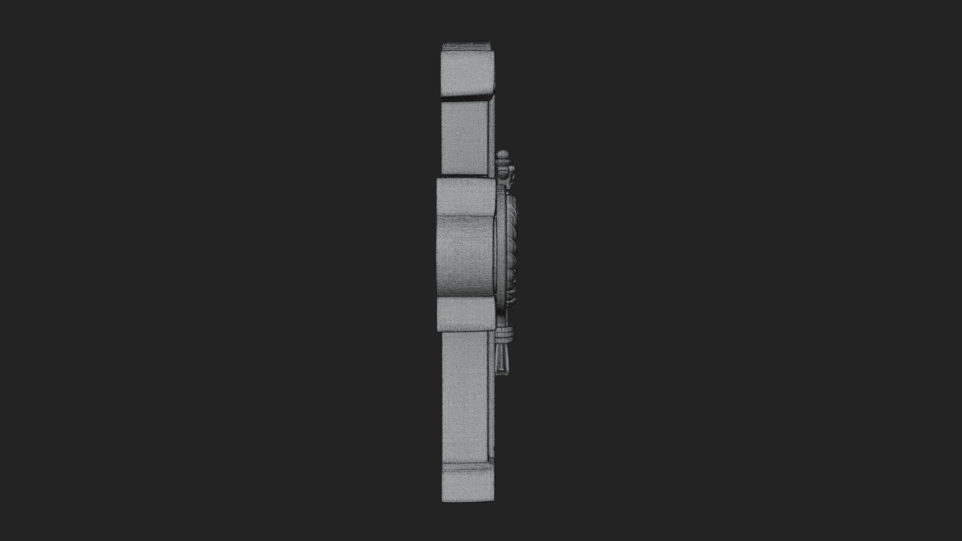 Carved Relief Wall Cross Design 321 3D Print Model 3D Model