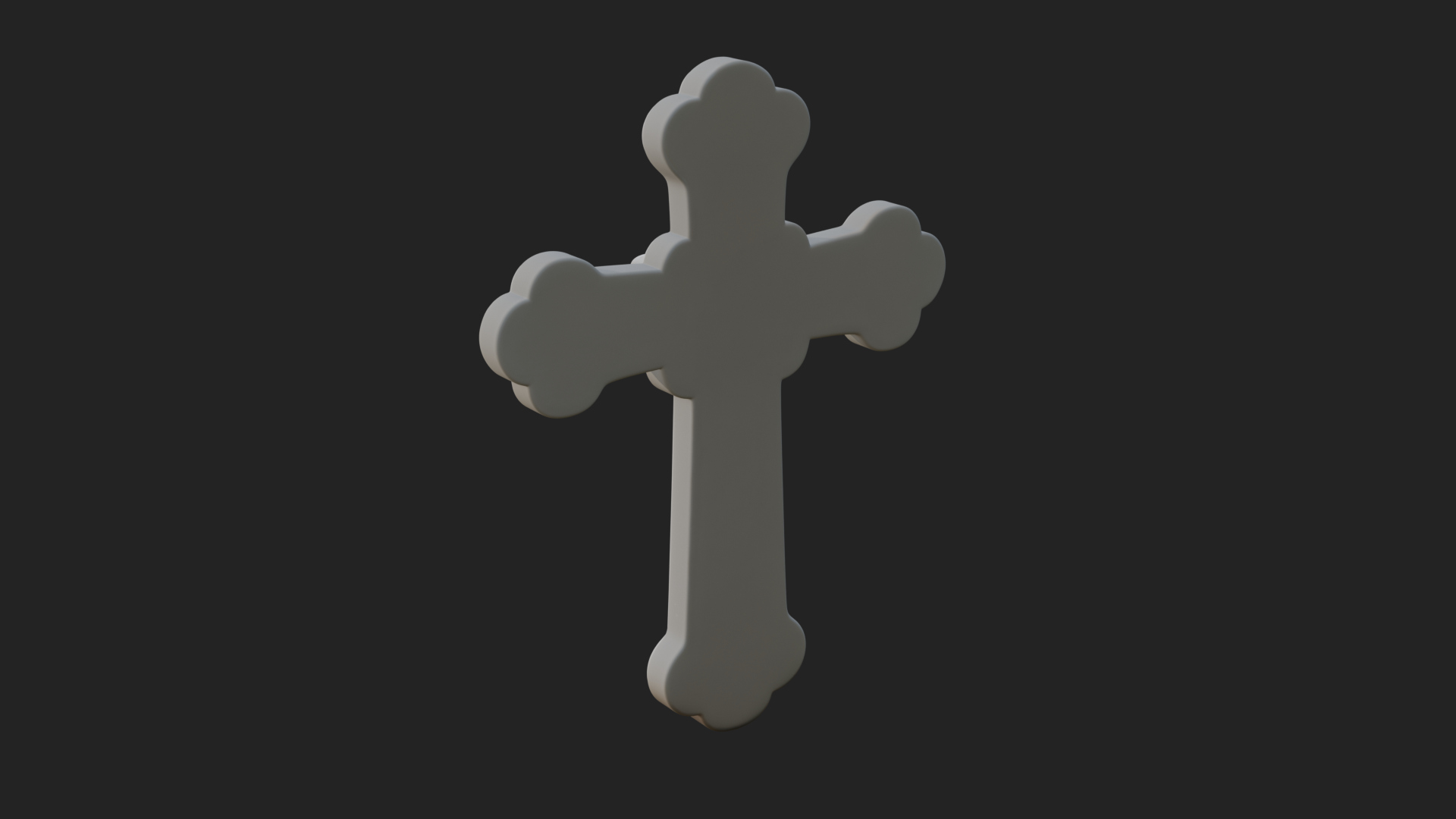 Carved Relief Wall Cross Design 322 3D Print Model 3D Model