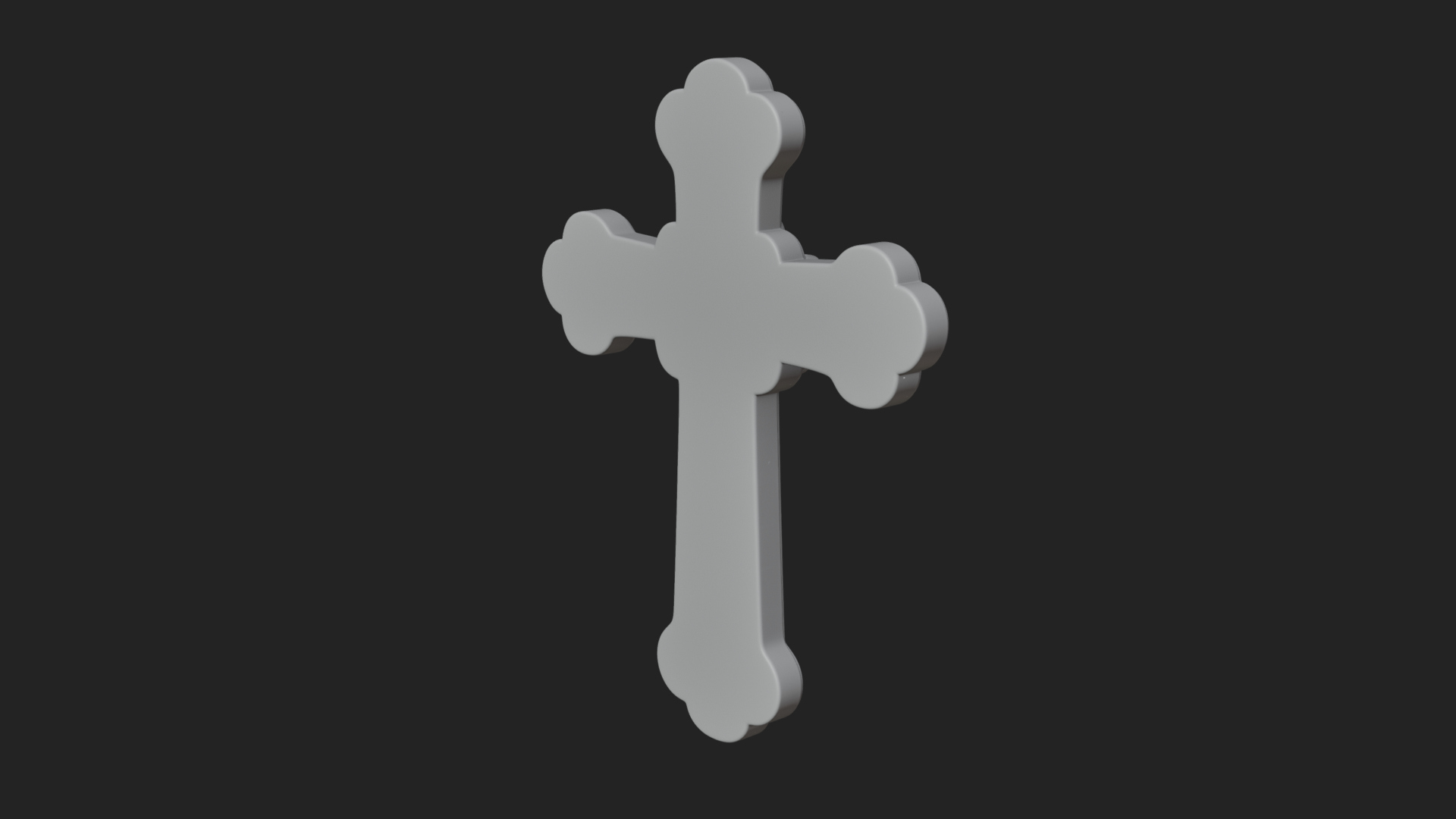Carved Relief Wall Cross Design 322 3D Print Model 3D Model