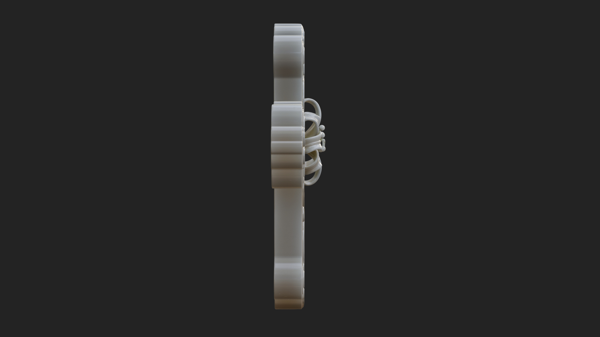 Carved Relief Wall Cross Design 323 3D Print Model 3D Model