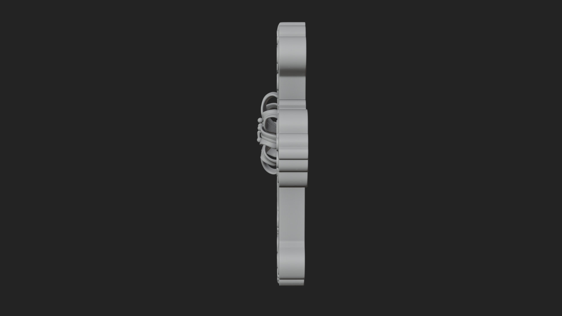 Carved Relief Wall Cross Design 323 3D Print Model 3D Model