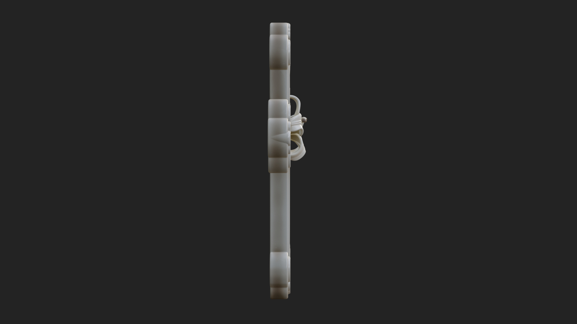 Carved Relief Wall Cross Design 327 3D Print Model 3D Model