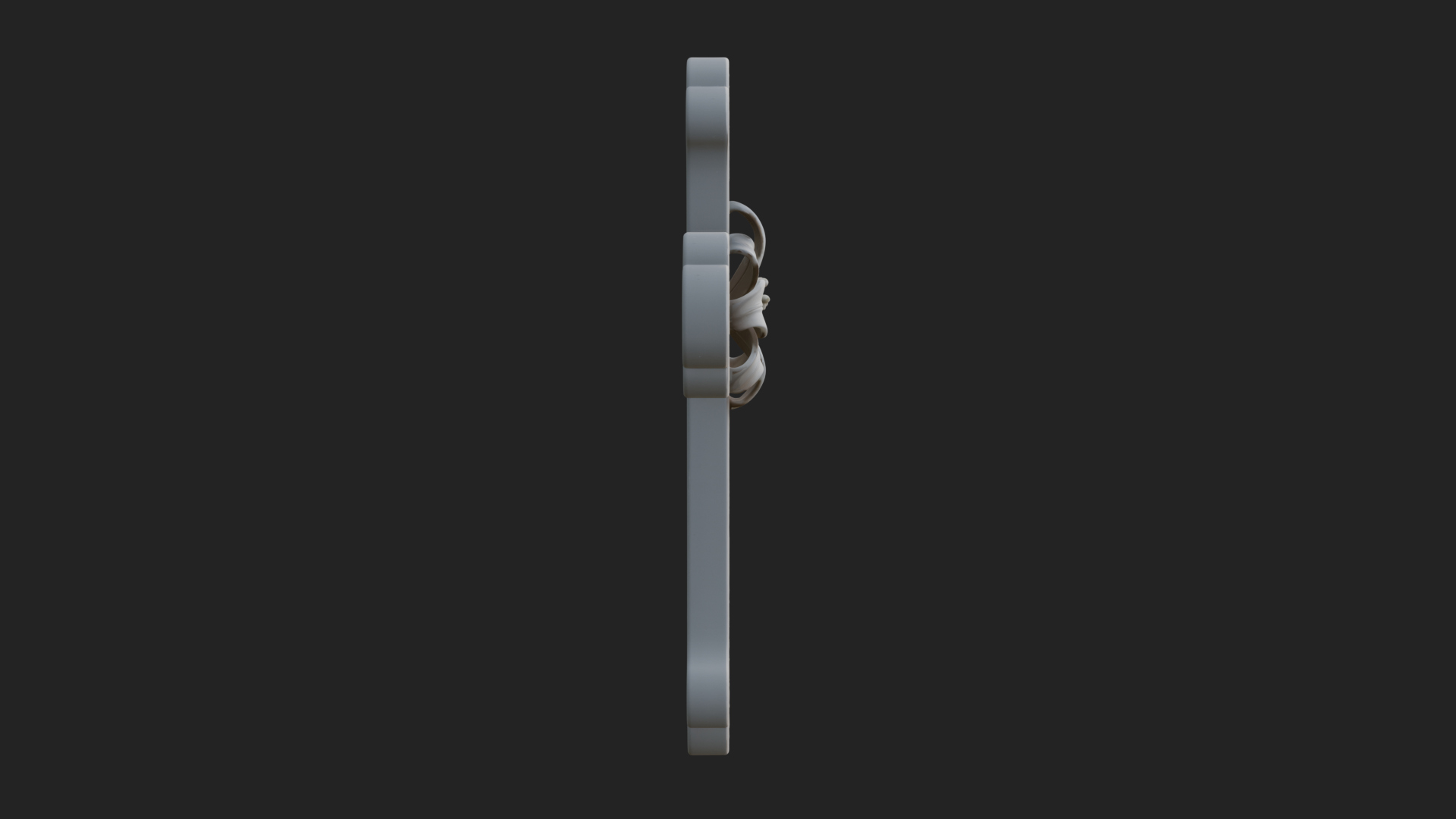 Carved Relief Wall Cross Design 329 3D Print Model 3D Model