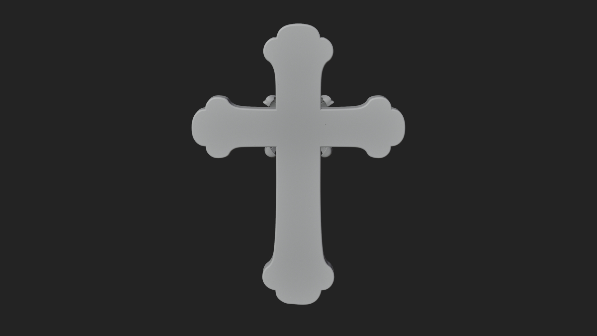 Carved Relief Wall Cross Design 329 3D Print Model 3D Model
