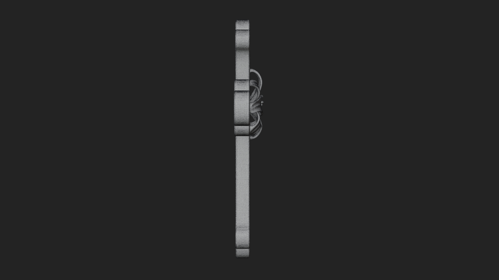 Carved Relief Wall Cross Design 329 3D Print Model 3D Model