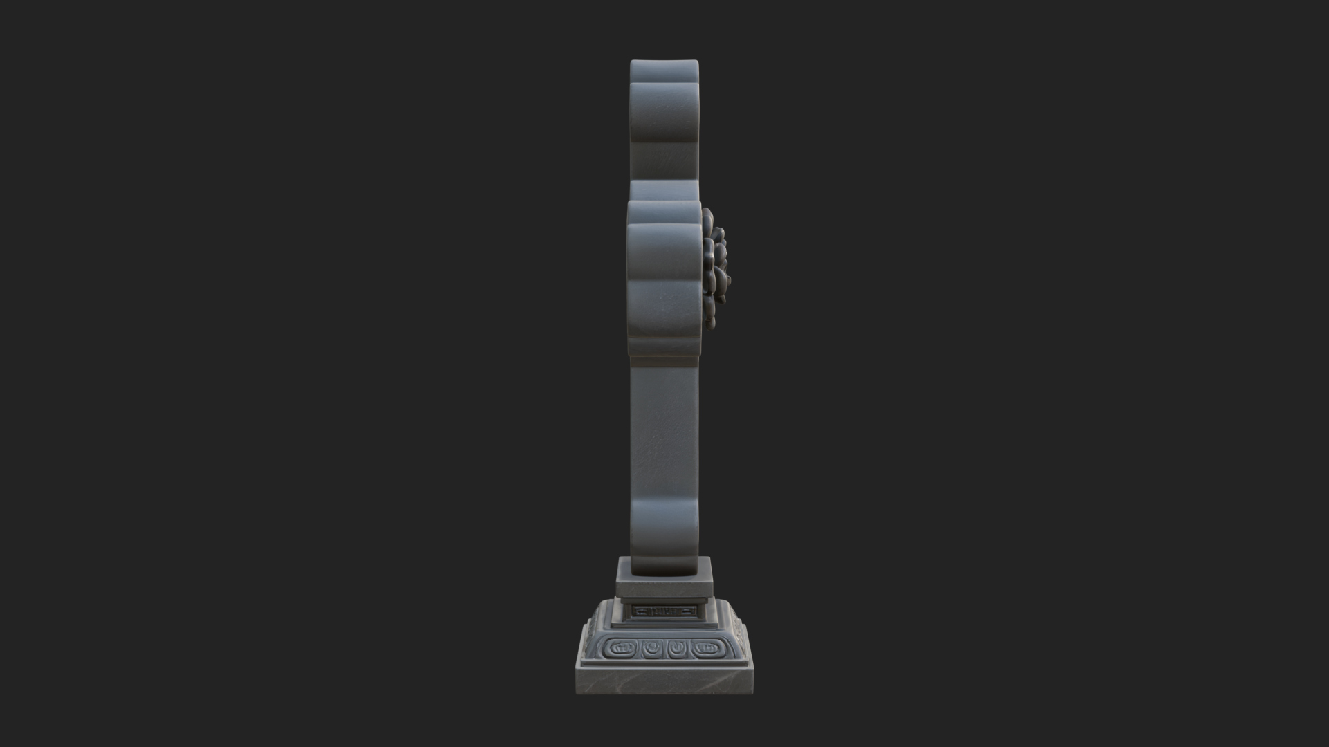 Carved Relief Wall Cross Design 33 3D Print Model 3D Model