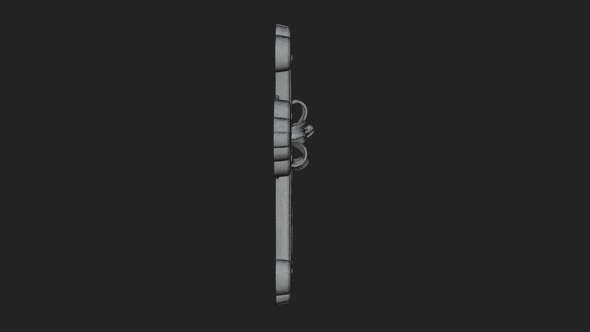 Carved Relief Wall Cross Design 330 3D Print Model 3D Model