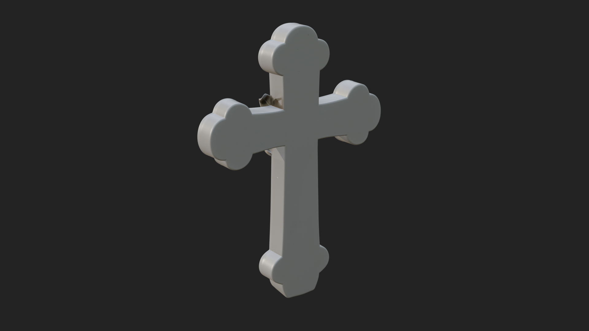 Carved Relief Wall Cross Design 331 3D Print Model 3D Model