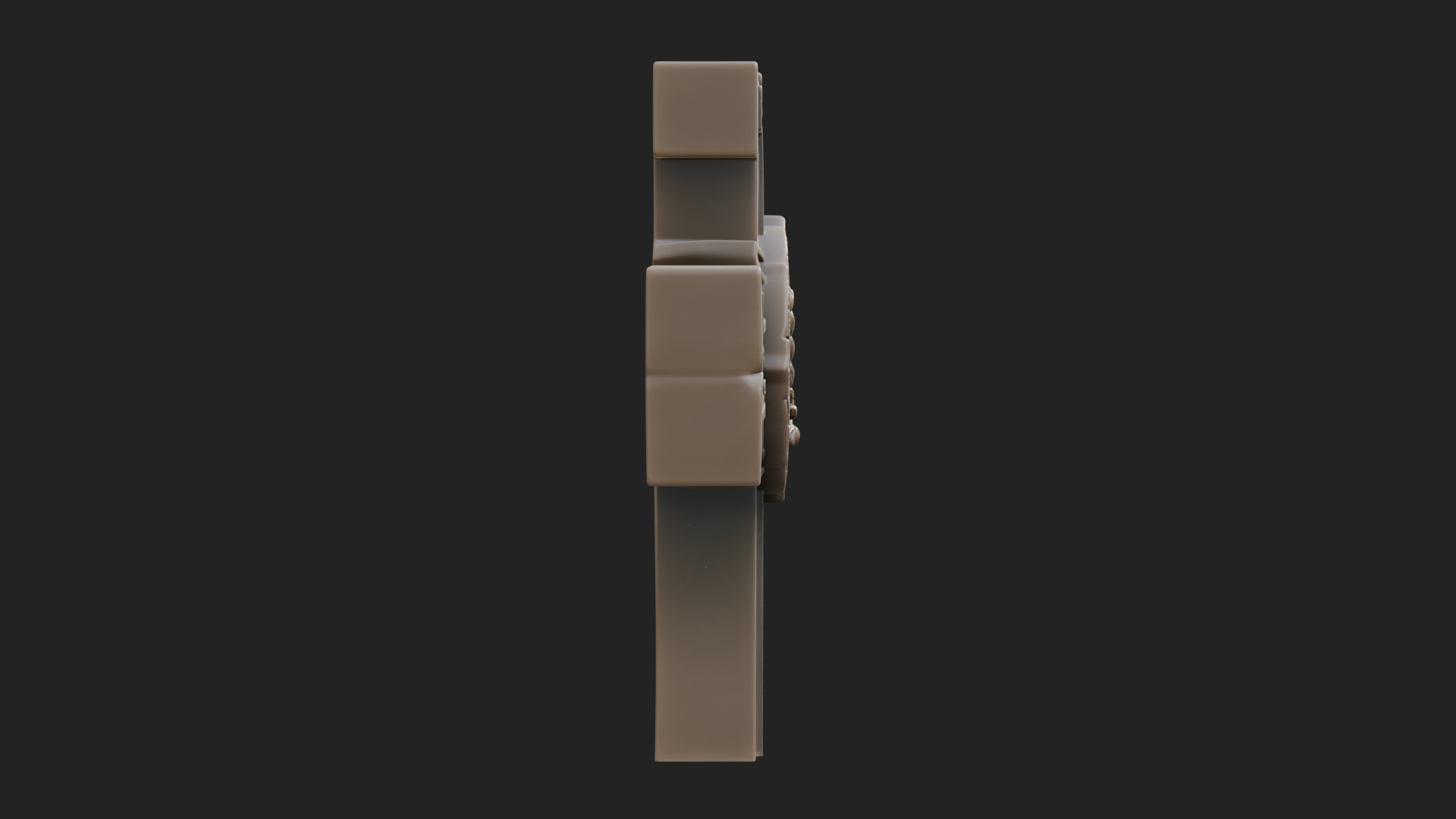 Carved Relief Wall Cross Design 332 3D Print Model 3D Model
