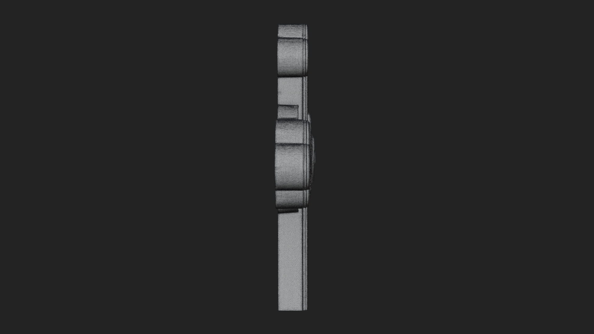 Carved Relief Wall Cross Design 333 3D Print Model 3D Model