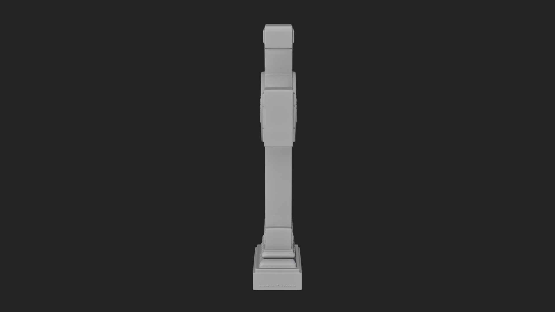 Carved Relief Wall Cross Design 335 3D Print Model 3D Model
