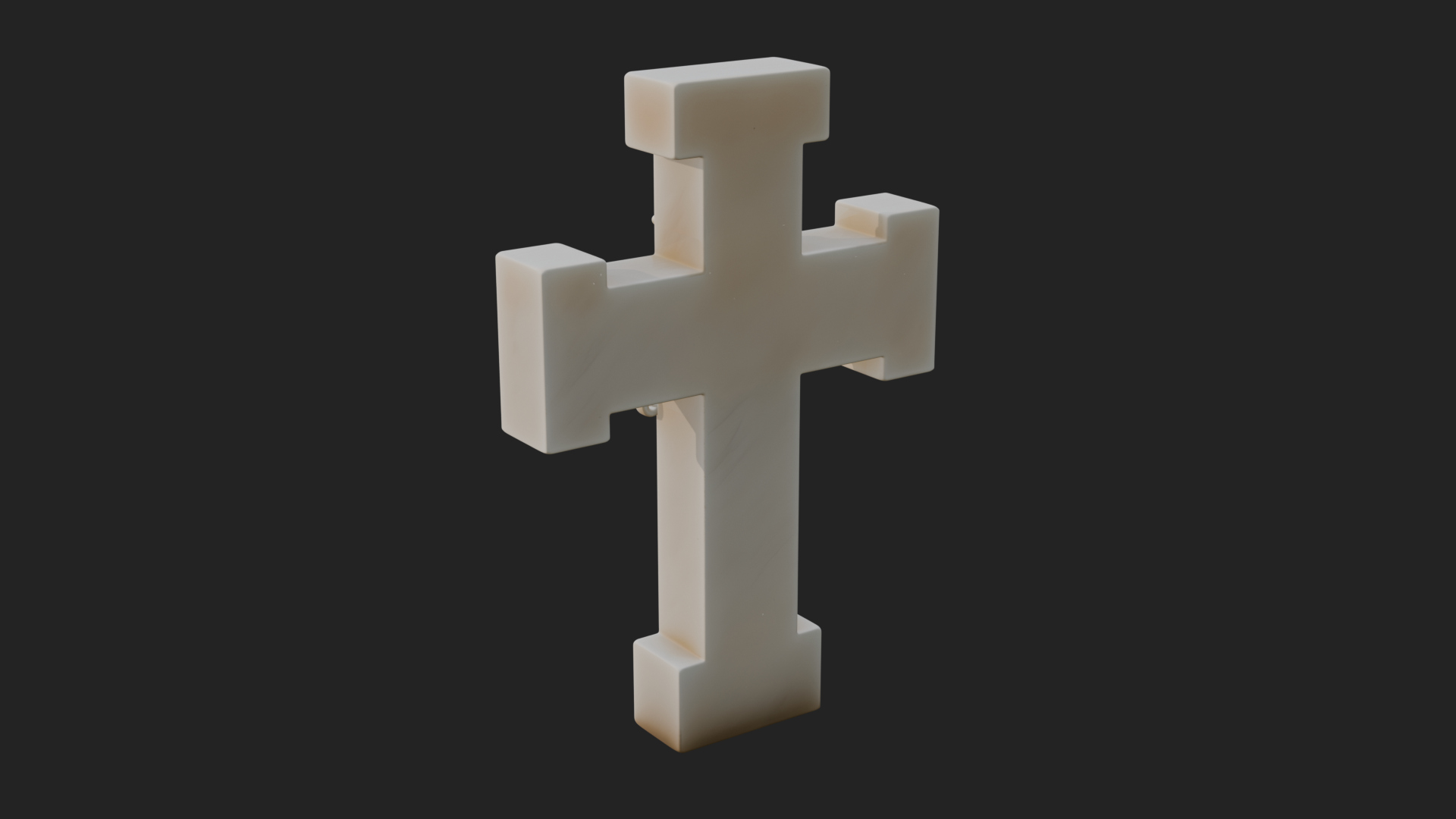 Carved Relief Wall Cross Design 336 3D Print Model 3D Model