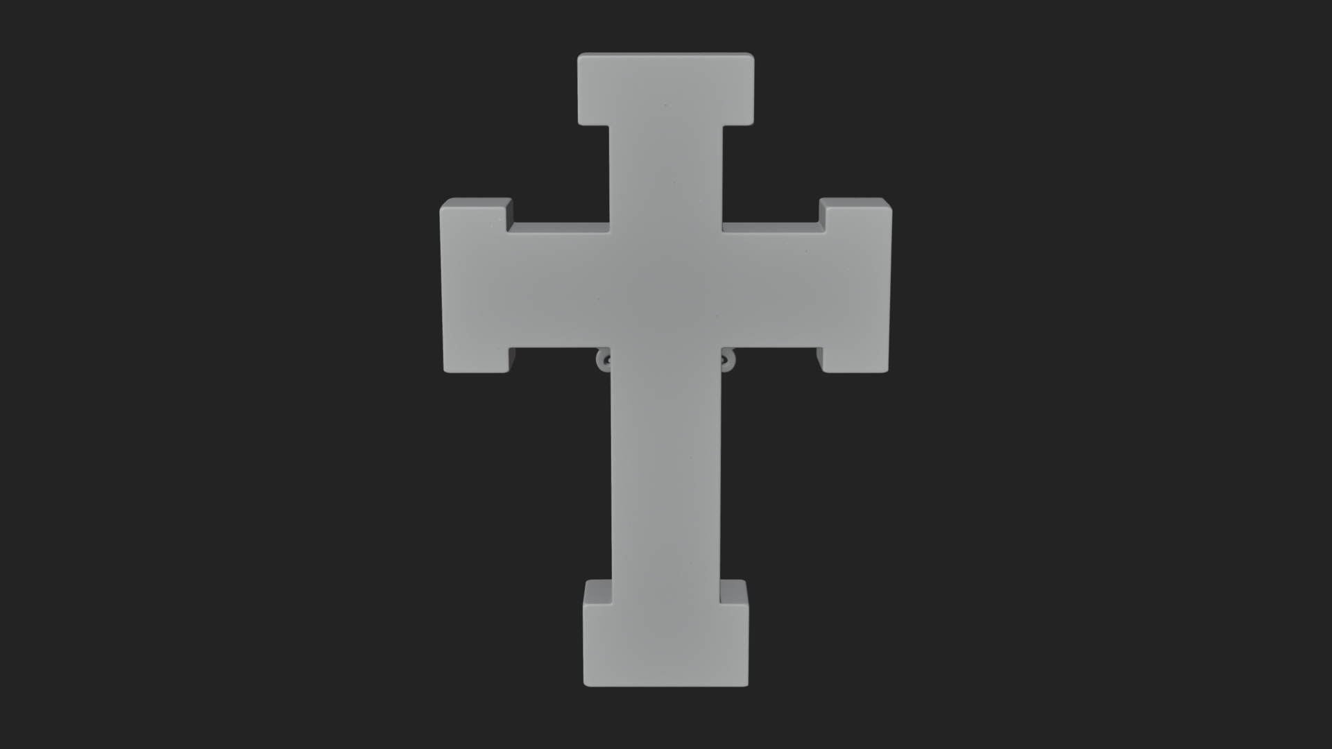 Carved Relief Wall Cross Design 336 3D Print Model 3D Model