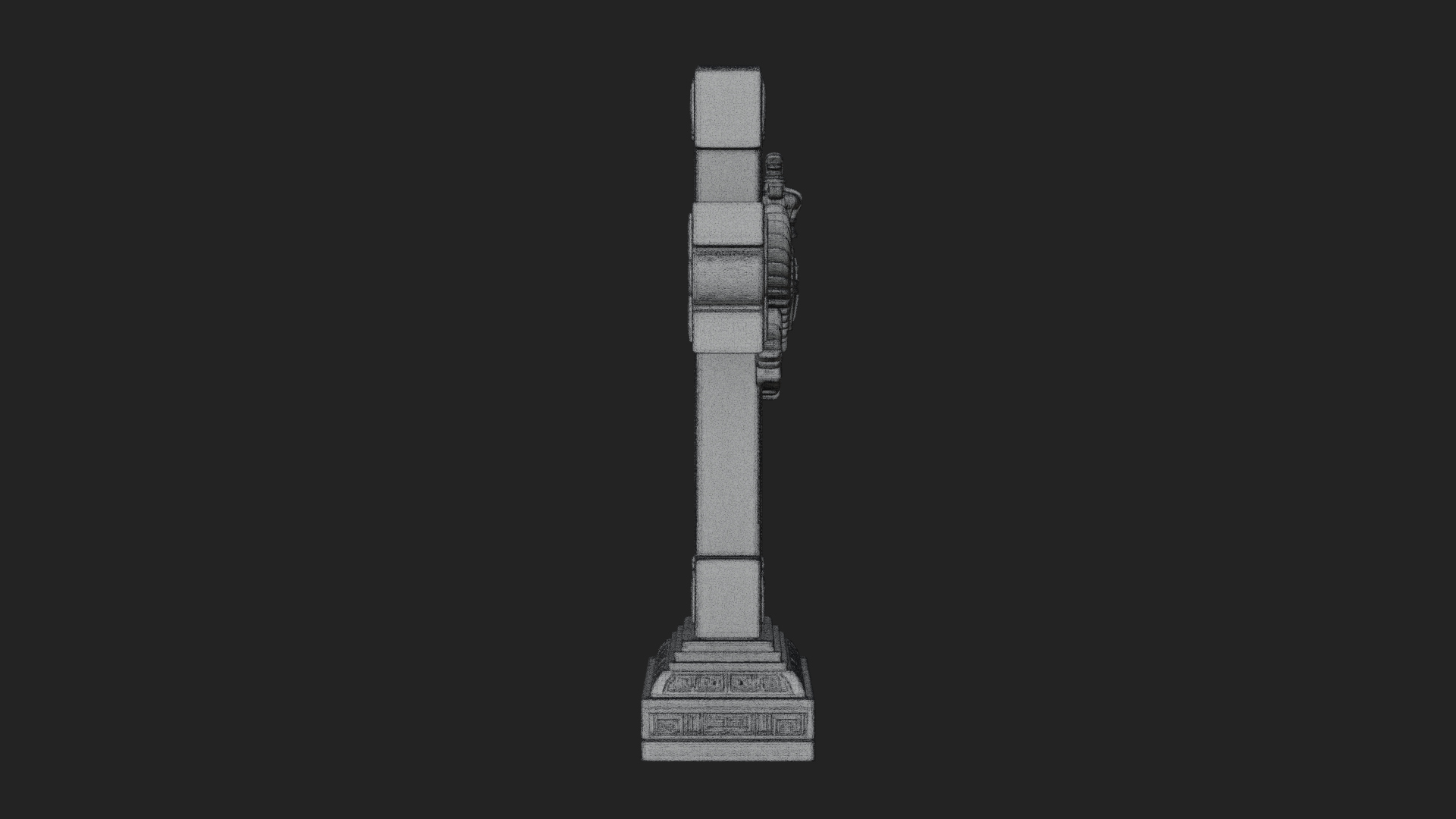 Carved Relief Wall Cross Design 339 3D Print Model 3D Model